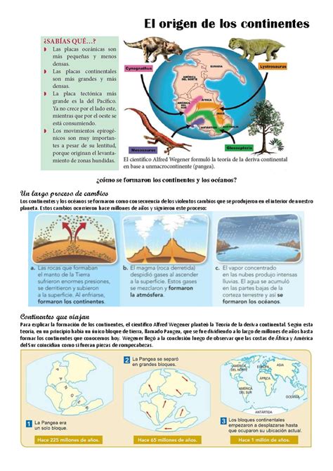 El Origen De Los Continentes El Origen De Los Continentes C Mo Se