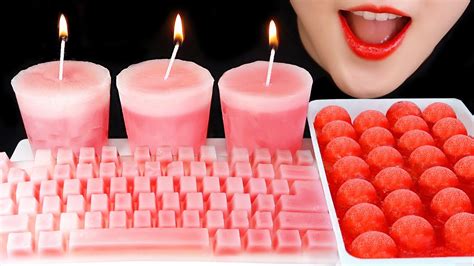 Edible Keyboard Asmr Edible Candle Asmr Ice Asmr Homemade Wax Candy