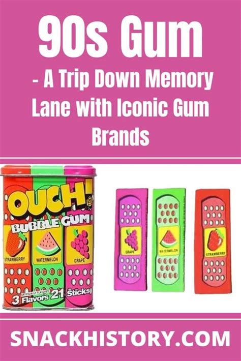 Bubble Gum Sticks 1990s