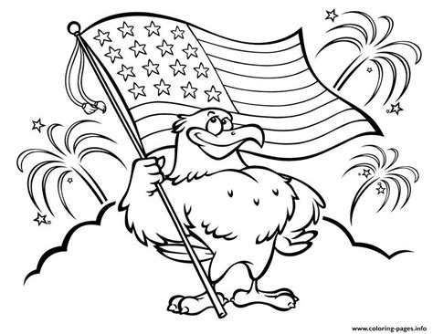 Disney 4th Of July Patriotic Coloring page Printable