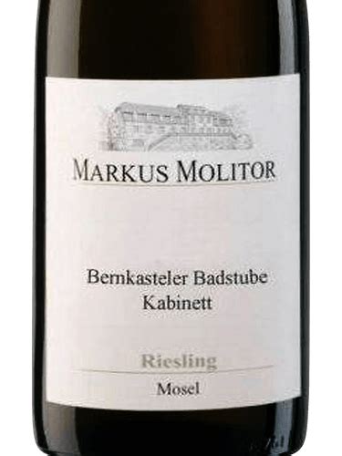 Markus Molitor Bernkasteler Badstube Riesling Kabinett Vivino Hong Kong