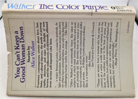 The Color Purple Alice Walker 1982 1st Edition Rare First Edition