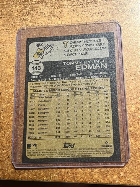 2022 Topps Heritage Baseball 143 Tommy Edman Ebay