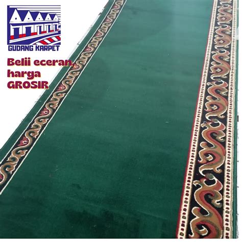 Jual Karpet Masjid Kingdom Tebal 12mm Rollan 6m Karpet Sajadah