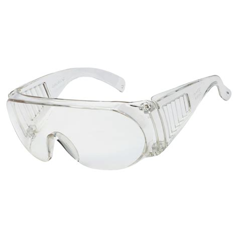 Radnor Visitor Spec Series Clear Frameless Safety Glasses With Clear Polycarbonate Lens Autumn