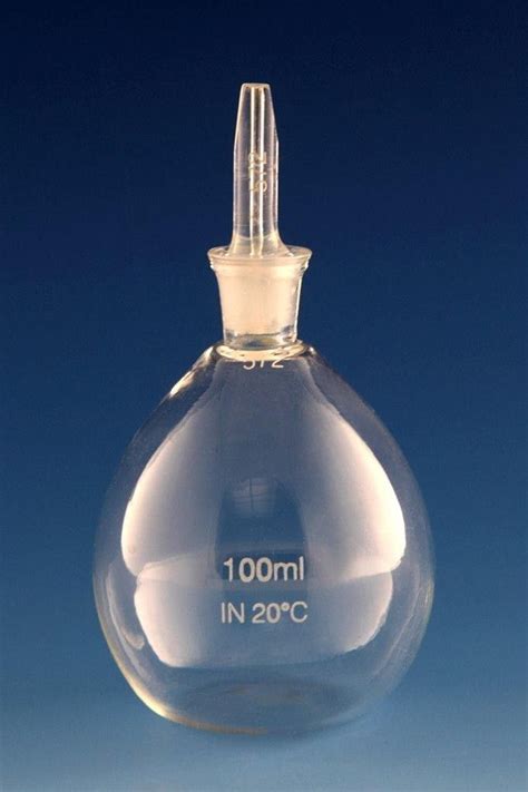 Pycnomètre en verre 10 100 ml Dixon Glass Ltd