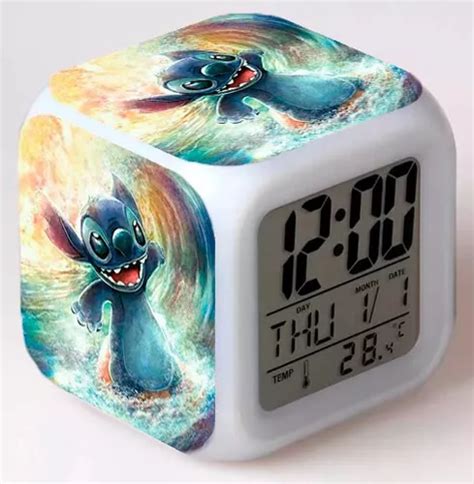 Reloj Despertador Lilo Y Stich Nani Jumba Stich Envío gratis