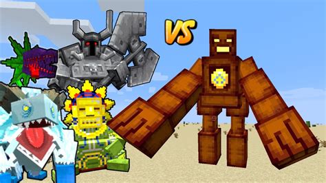 Archaic Sentinel Vs Mowzie S Mobs Monsters In Minecraft Youtube