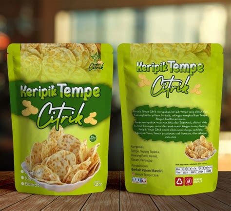 Ide Kemasan Keripik Tempe Yang Menarik Gemapack Kustom Kemasan