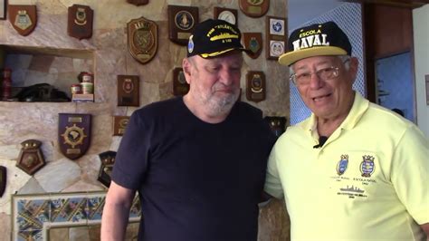 Comandante Padilha Visita a casa do Almirante Ronaldo Fiúza de Castro