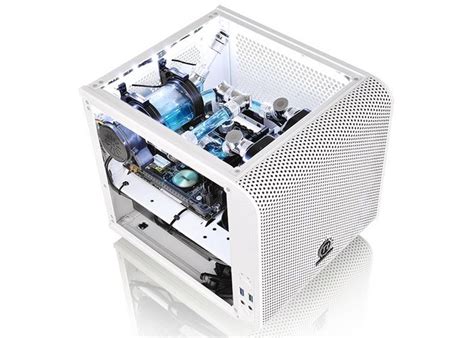 Thermaltake Core V1 Snow Edition Chassis Supports Liquid Cooling