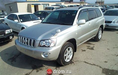 Toyota Kluger V 2000 2001 2002 2003 джип suv 5 дв 1 поколение