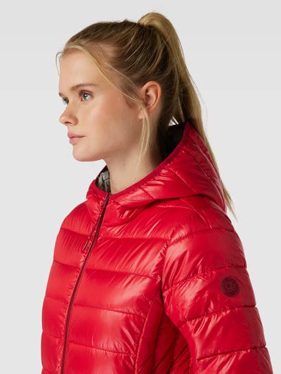 Qs Steppjacke Mit Kapuze Rot Online Kaufen