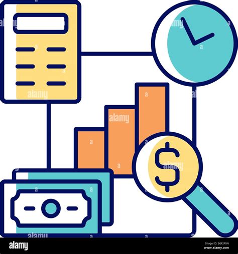 Financial Management Rgb Color Icon Stock Vector Image And Art Alamy