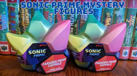 Opening Sonic Prime Paradox Prism Capsules Mystery Figures Youtube