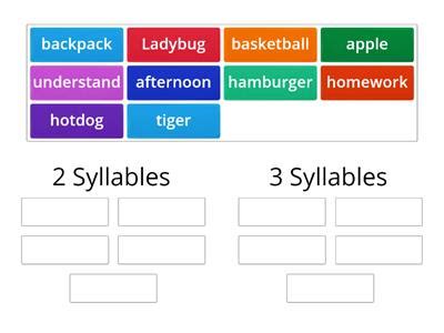 Syllable generator - Teaching resources