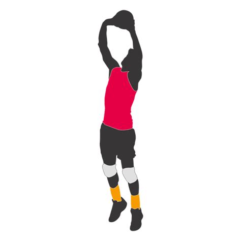 Diseño Png Y Svg De Jugador De Voleibol 1 Para Camisetas