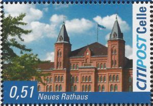 Stamp Neues Rathaus Germany Modern Private Post Offices Citipost