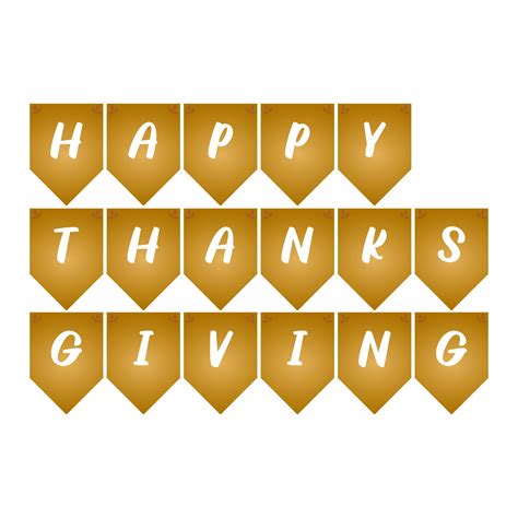 Happy Thanksgiving Banner - 10 Free PDF Printables | Printablee