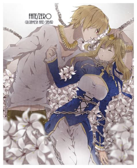 Gilgamesh X Saber Fate Zero Anime Gilgamesh Fate