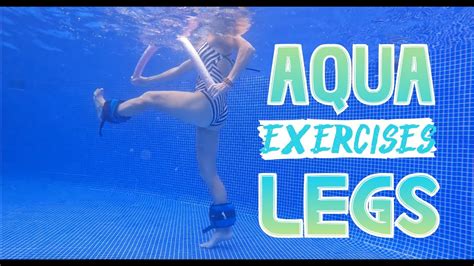 Best Water Exercises For Legs Perfect Workout For Beginners Youtube