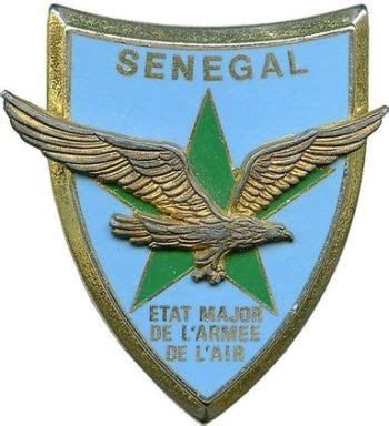 Coat Of Arms Crest Of Air Force Headquarters Senegal