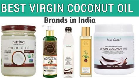 Top 10 Best Virgin Coconut Oil Brands In India With Price Coconut Oil Youtube