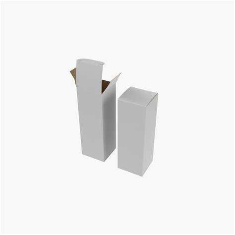 Vape Liquid Bottle Box Open Closed 3d Model Download Medical