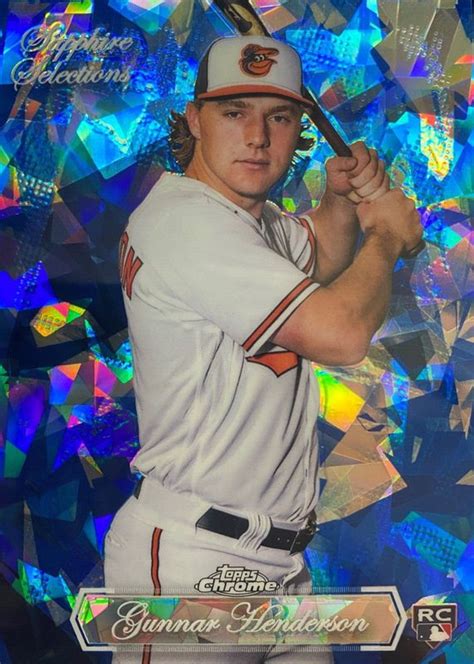 Gunnar Henderson 2023 Topps Chrome Sapphire Edition SS 3 Sapphire