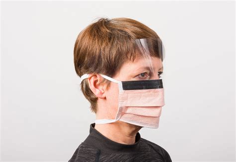 Adult Type Iir Medical Face Mask With Integrated Visor Spirit Medical