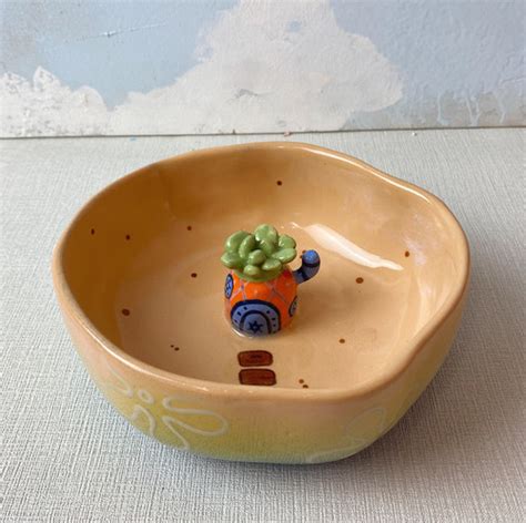 Bikini Bottom Bowl Wildflower Pottery