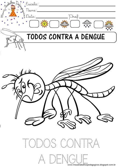 Atividades Sobre A Dengue Para Educa O Infantil