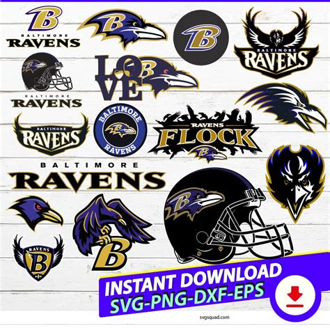 Baltimore Ravens SVG PNG, Baltimore Football Svg Bundle, Digital Files