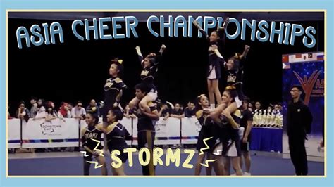 Stormz Asia Cheerleading Invitational Championships Youtube