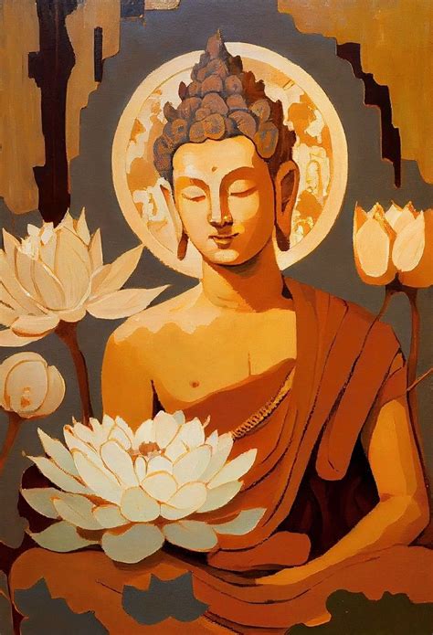 Buddha Painting Canvas Buddha Artwork Buddha Art Drawing Budha