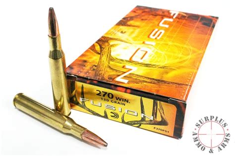 270 Win 130 Grain Sbt Federal Fusion 20 Rounds