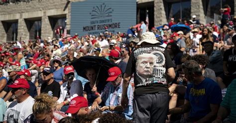 Trumps Mount Rushmore Trip Highlights Disconnect With Viruss Surge