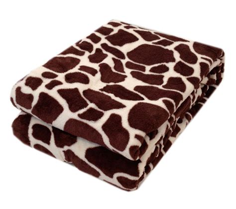 Plush Animal-Print Blankets