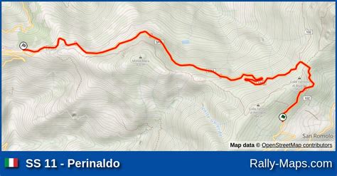 SS 11 Perinaldo Stage Map Rallye Sanremo 1978 WRC Rally Maps