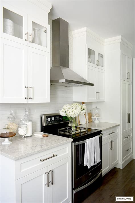 White Shaker Cabinets Gold Hardware | Cabinets Matttroy