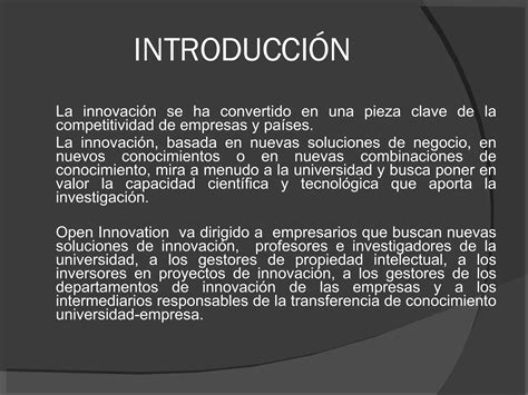 Innovacion Abierta Ppt