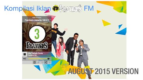 kompilasi iklan prambors fm  ep august  official youtuber