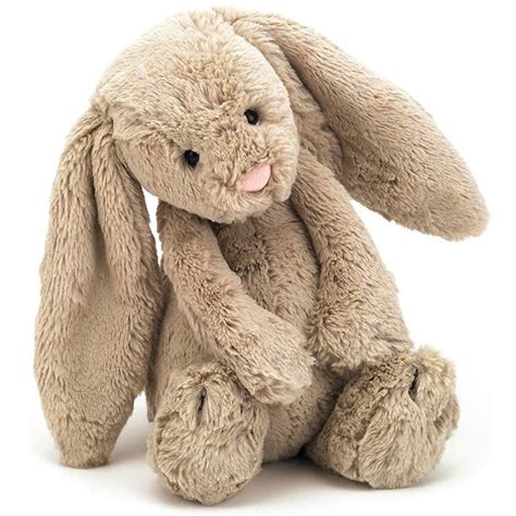 Brown Bunny Plush Toy 12 Inch Super Fluffy Rabbit Plush Toy With Long