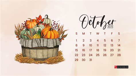 October 2023 Calendar Desktop Wallpaper EntheosWeb In 2023 Calendar