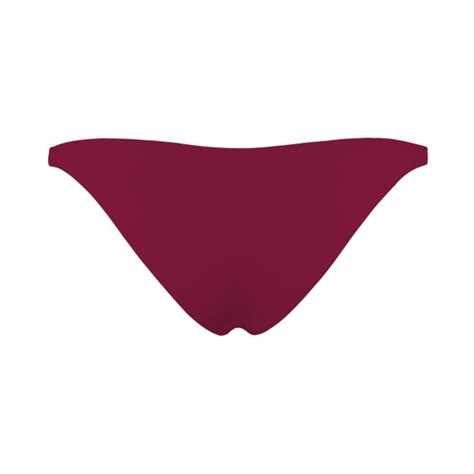 Burgundy Red Cheeky Bikini Cheeky Bikini Bottoms