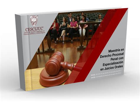 Plan de Estudios de Maestría en Derecho Procesal Penal con