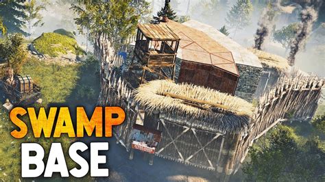 Beautiful Hidden Swamp Base Rust Youtube