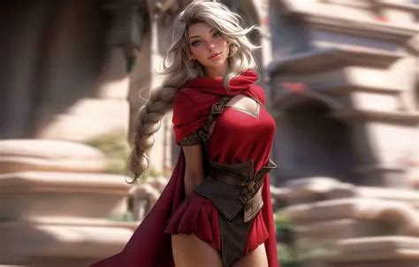Wallpaper girl blonde ai art for mobile and desktop section ии арт resolution x