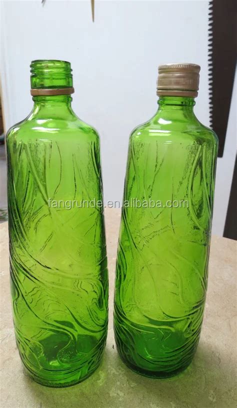 2 Vintage Ripple Wine Bottle Green Glass Gallo 60s 70s With Cap Buy