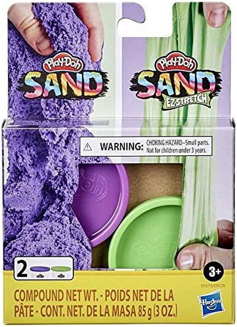 Hasbro Play Doh Sand 2 Pack Assortment 1 Tub Purple Sand And 1 Tub